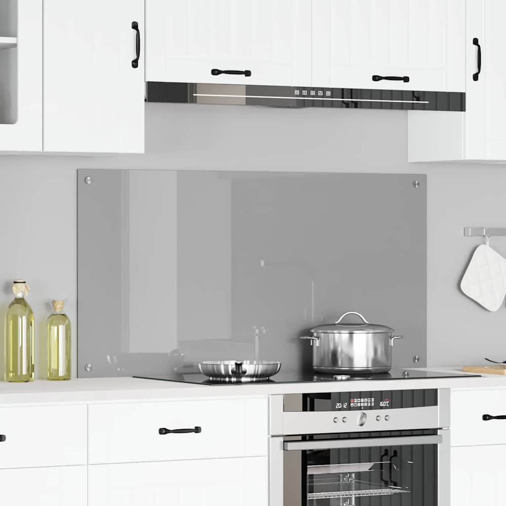 Spatschermen Keuken 70X40 Cm Gehard Glas Wit