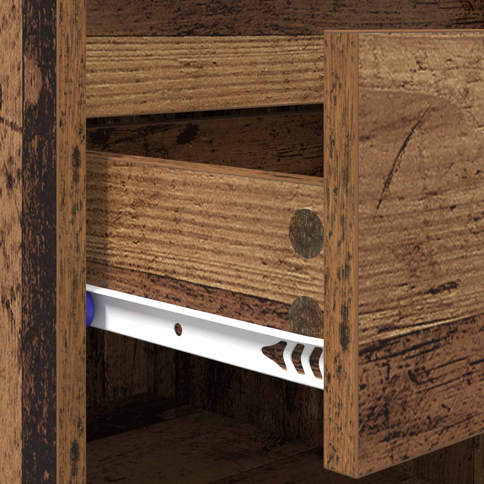 Schoenenkast 102 X 36 X 60 Cm Bewerkt Hout