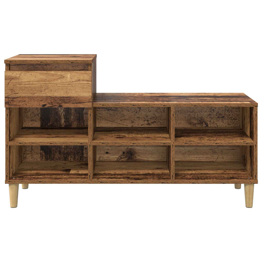 Schoenenkast 102 X 36 X 60 Cm Bewerkt Hout