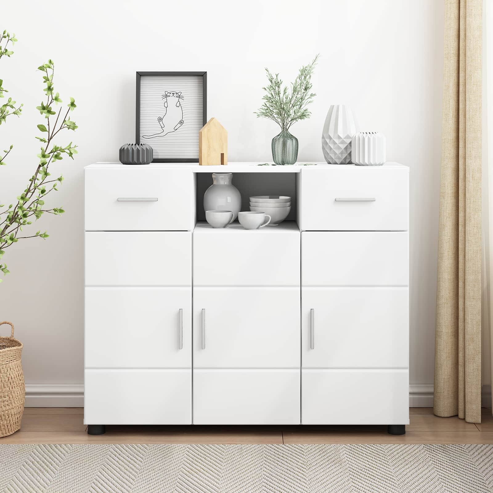 Dressoir Florin 88,5 X 30,5 X 55,5 Cm En