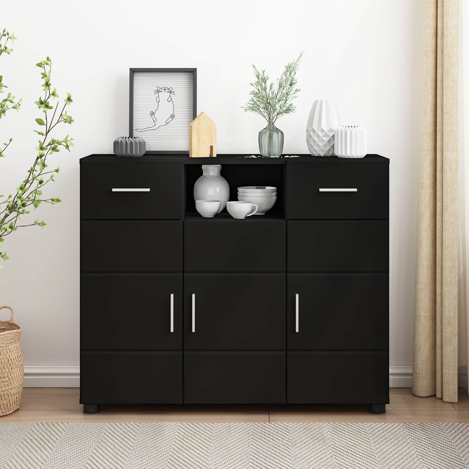 Dressoir Florin 88,5 X 30,5 X 55,5 Cm En
