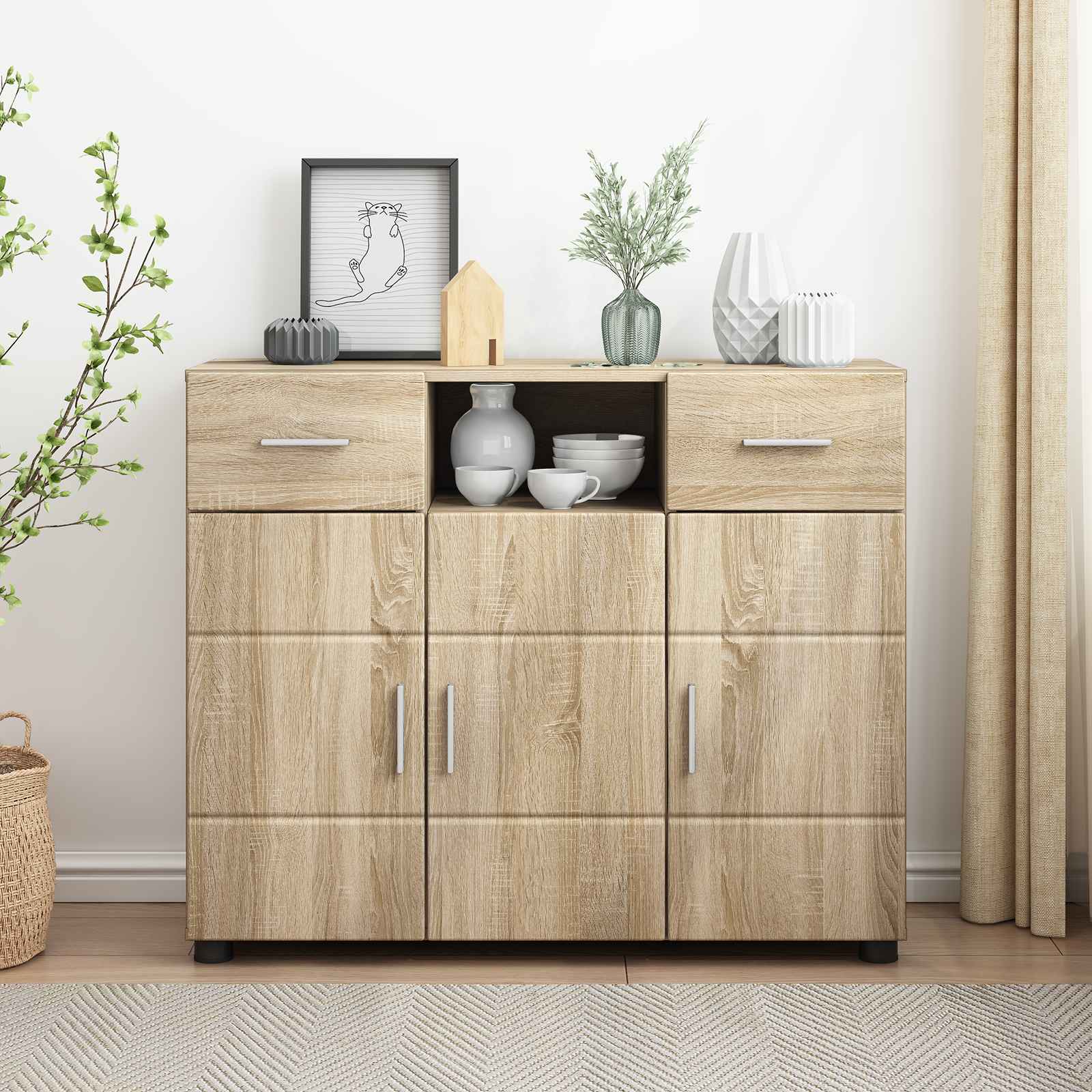 Dressoir Florin 88,5 X 30,5 X 55,5 Cm En