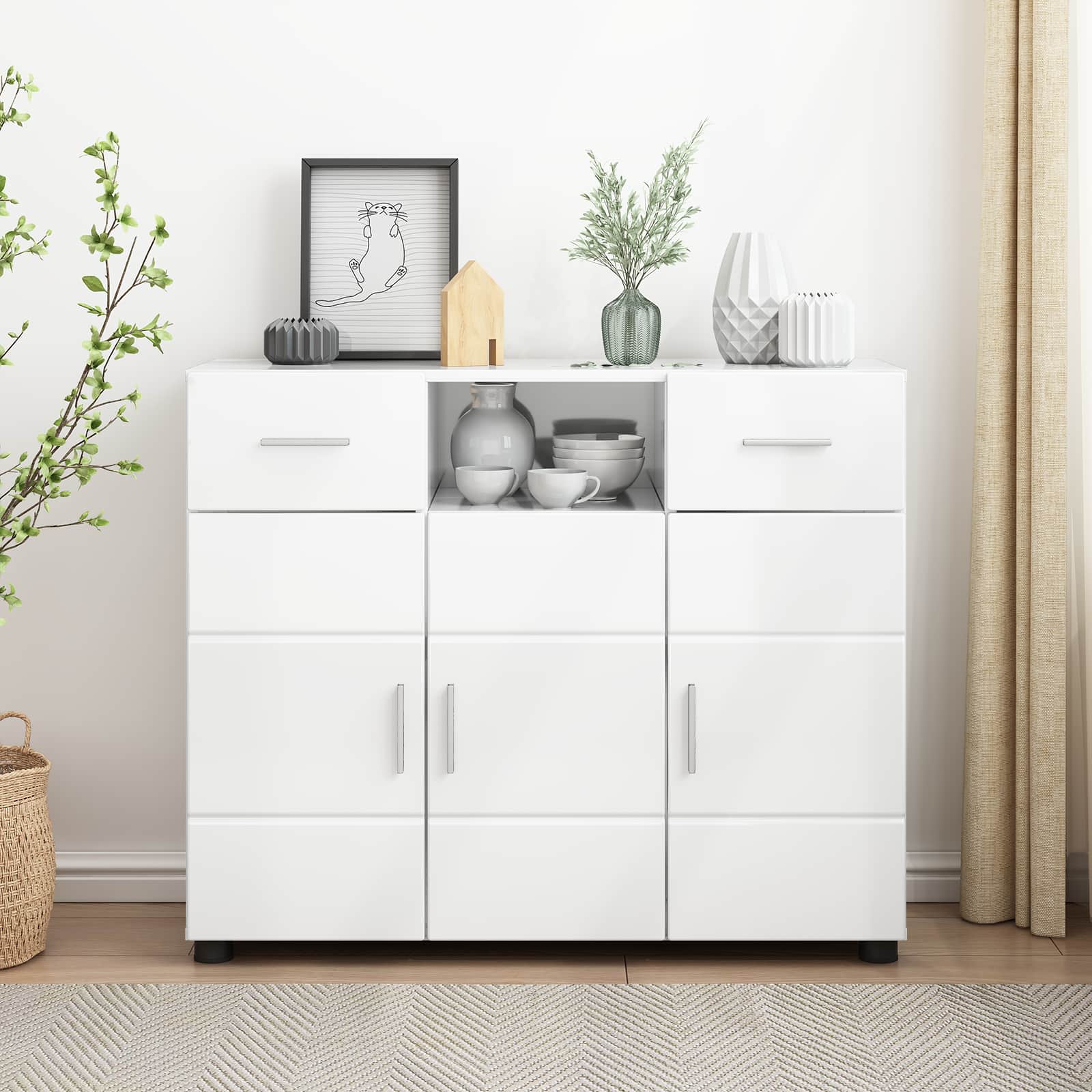 Dressoir Florin 88,5 X 30,5 X 55,5 Cm En