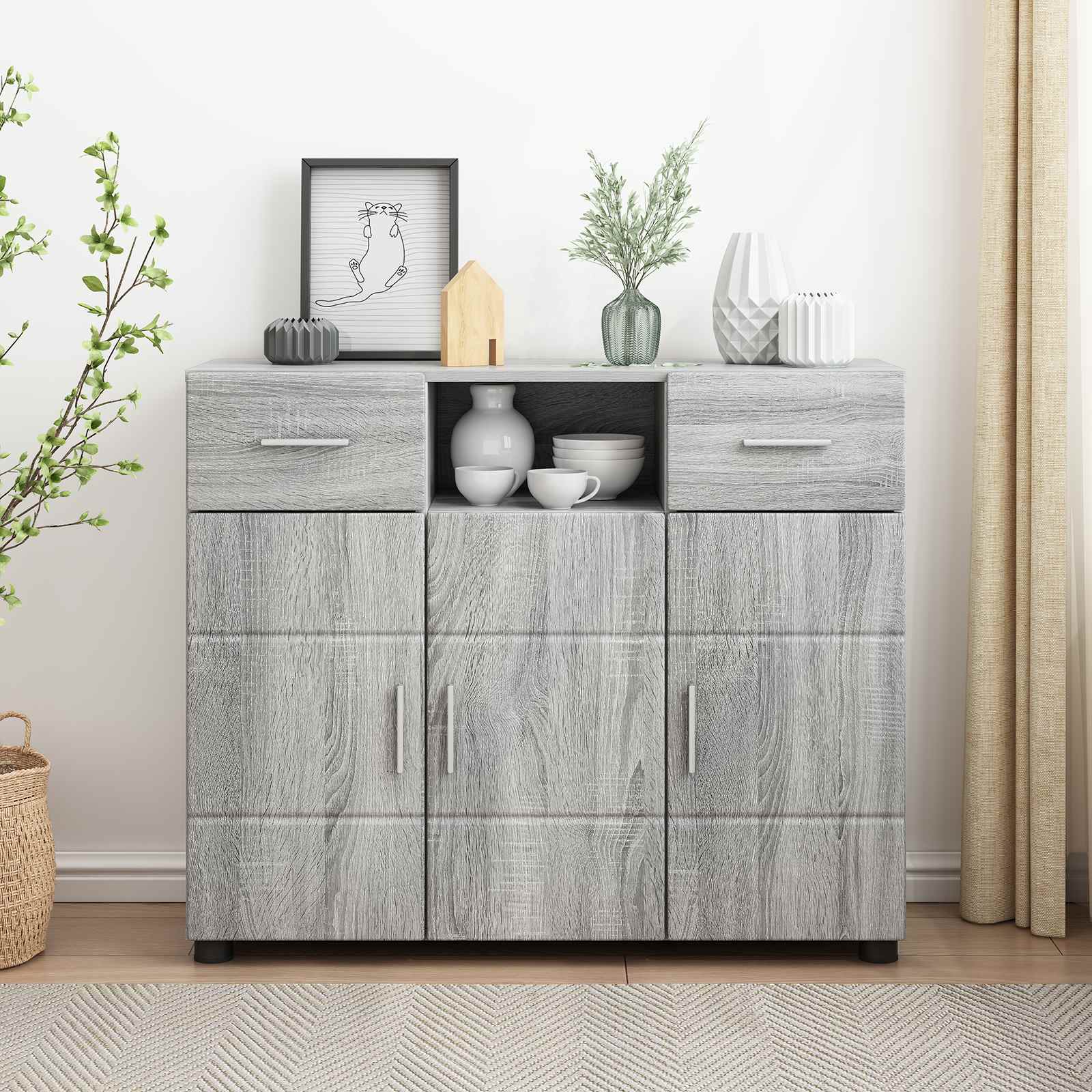 Dressoir Florin 88,5 X 30,5 X 55,5 Cm En
