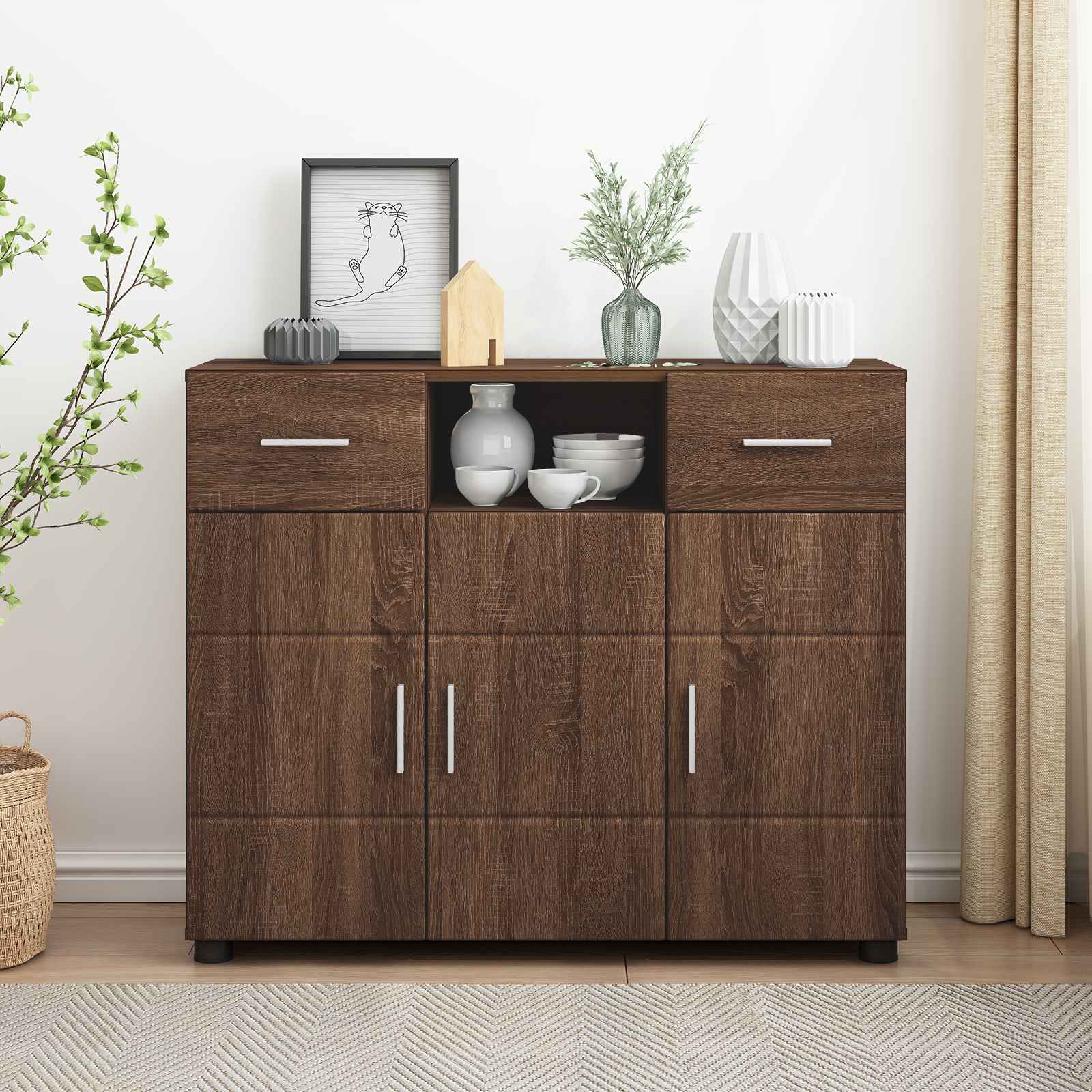 Dressoir Florin 88,5 X 30,5 X 55,5 Cm En