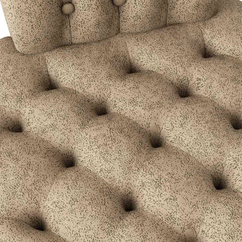 Slipper Stoel 56,5 X 70 X 110 Cm Nep Suede Leer