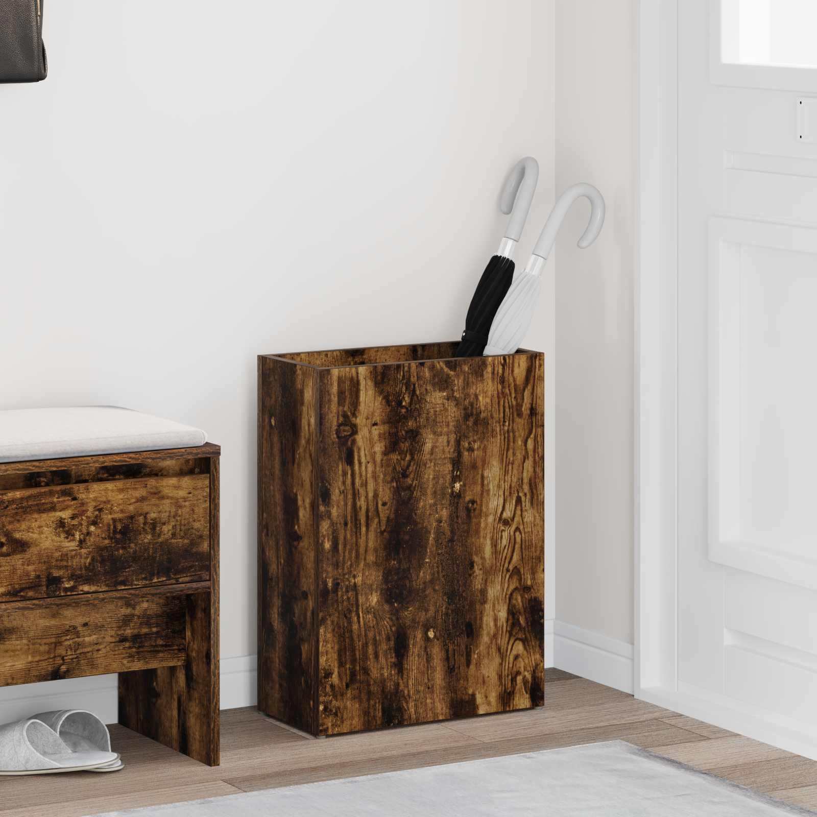 Paraplu Standaard Bewerkt Hout