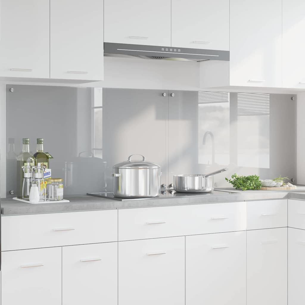 Spatschermen Keuken 70X40 Cm Gehard Glas Wit