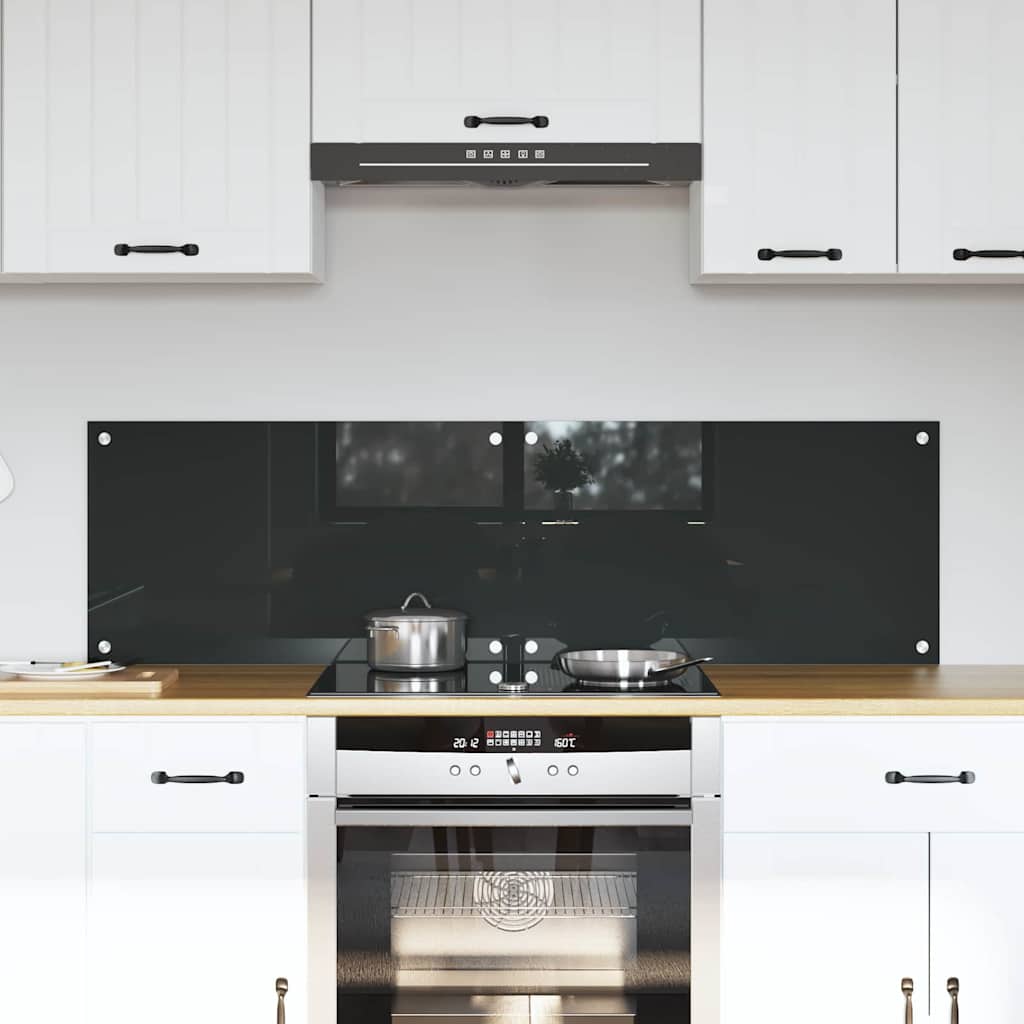 Spatschermen Keuken 70X40 Cm Gehard Glas Wit