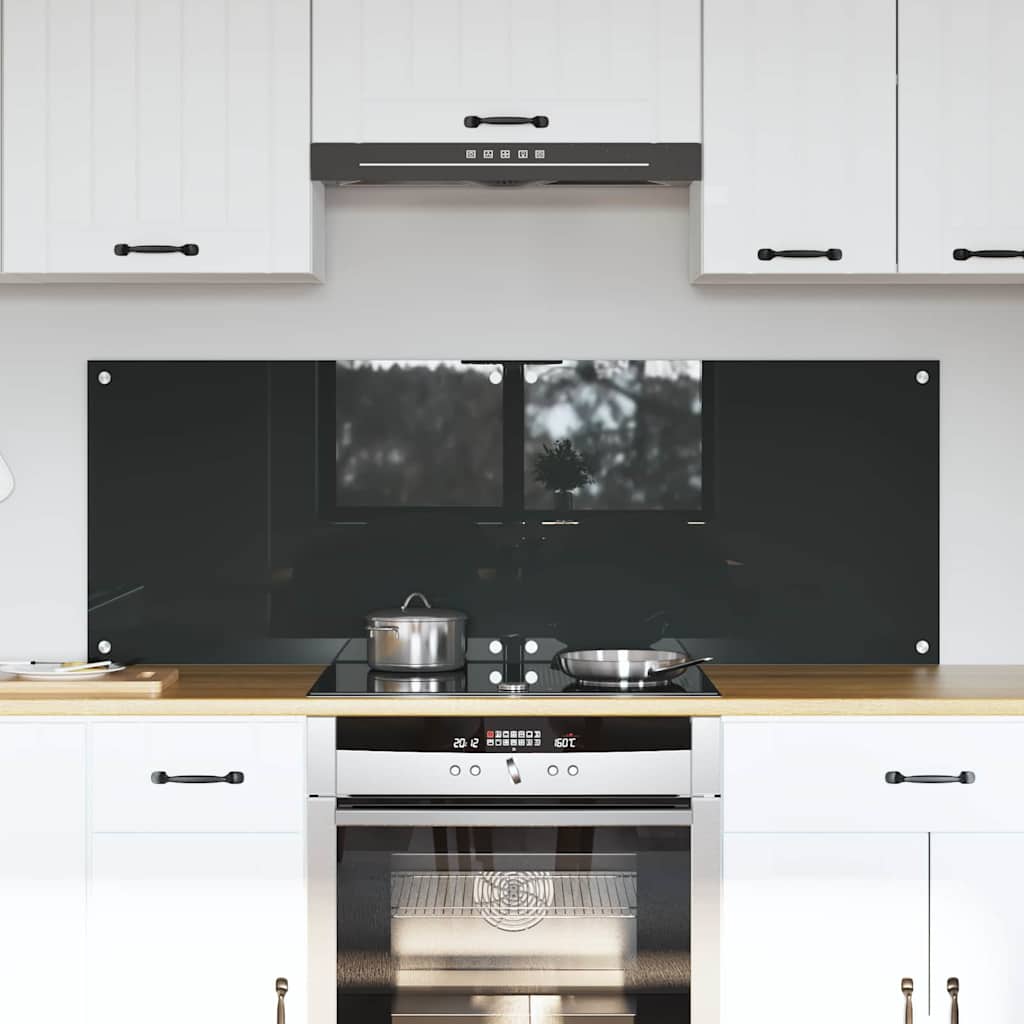 Spatschermen Keuken 70X40 Cm Gehard Glas Wit