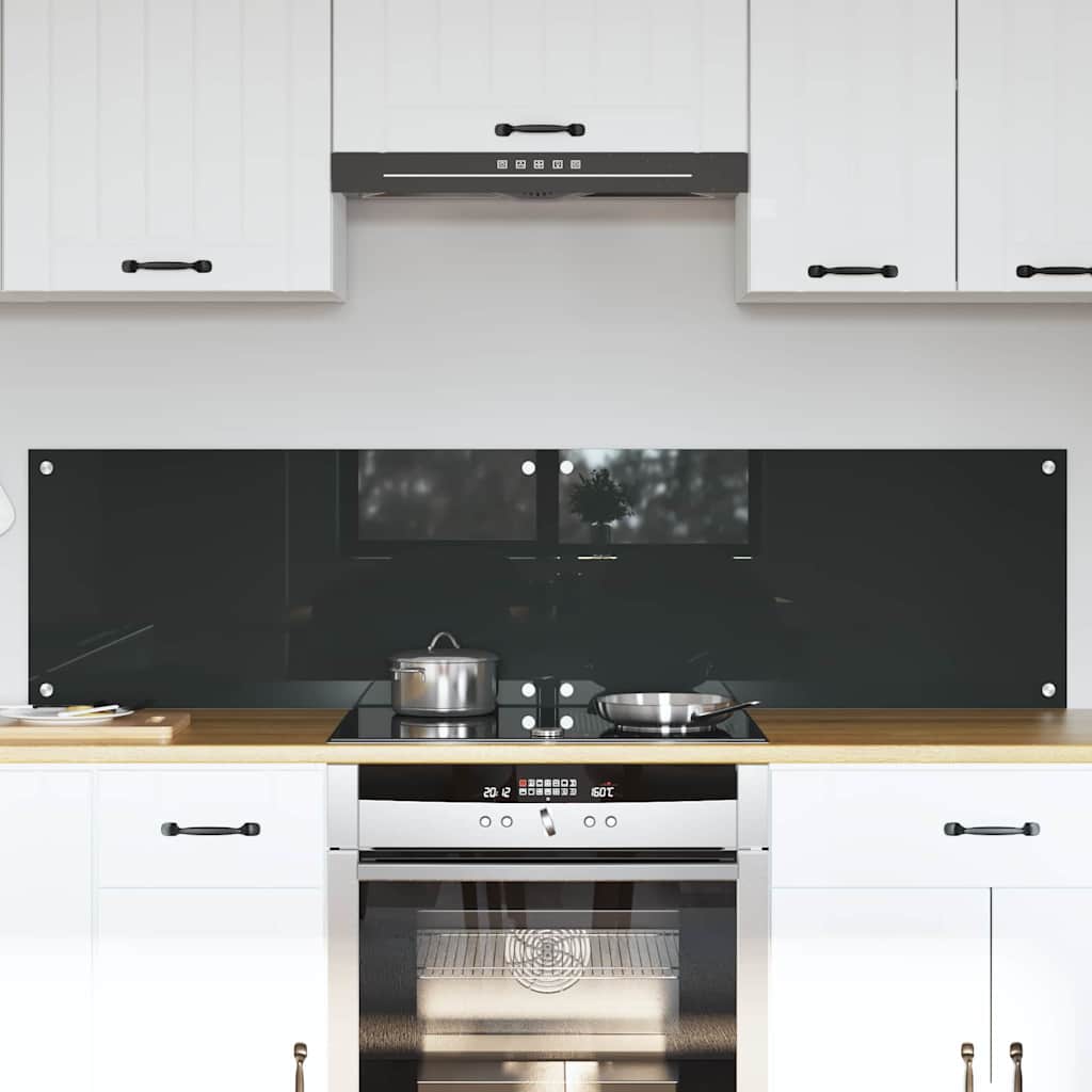 Spatschermen Keuken 70X40 Cm Gehard Glas Wit
