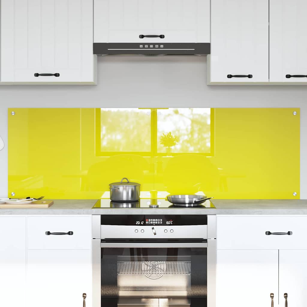 Spatschermen Keuken 70X40 Cm Gehard Glas Wit