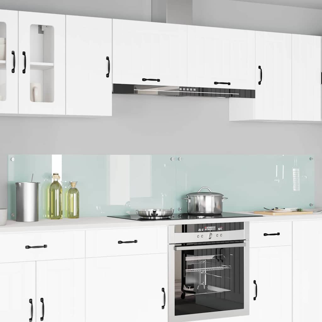Spatschermen Keuken 70X40 Cm Gehard Glas Wit