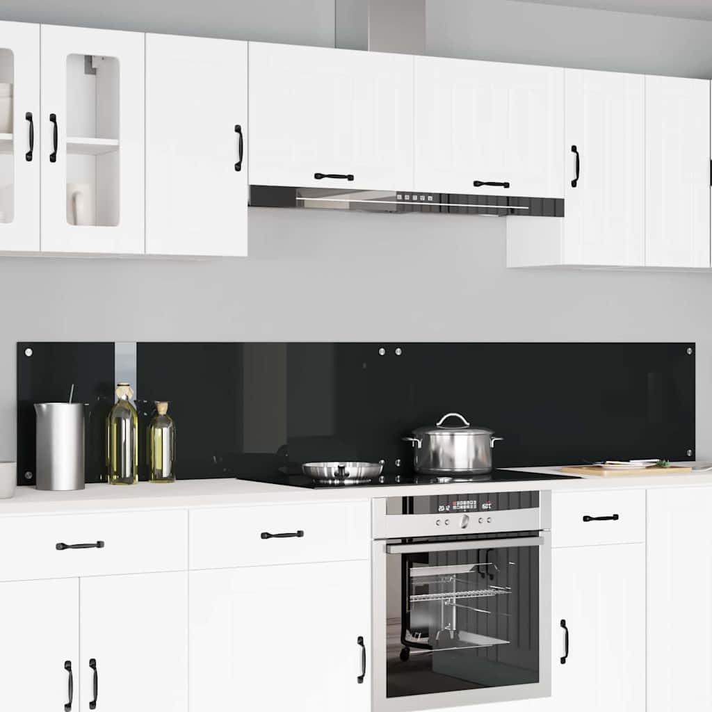 Spatschermen Keuken 70X40 Cm Gehard Glas Wit