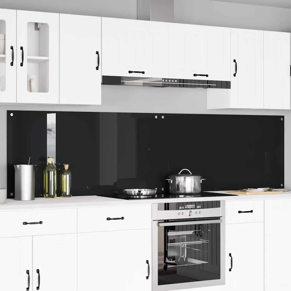 Spatschermen Keuken 70X40 Cm Gehard Glas Wit