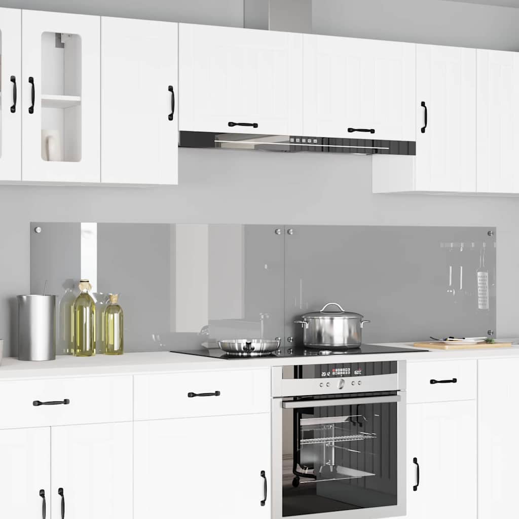 Spatschermen Keuken 70X40 Cm Gehard Glas Wit