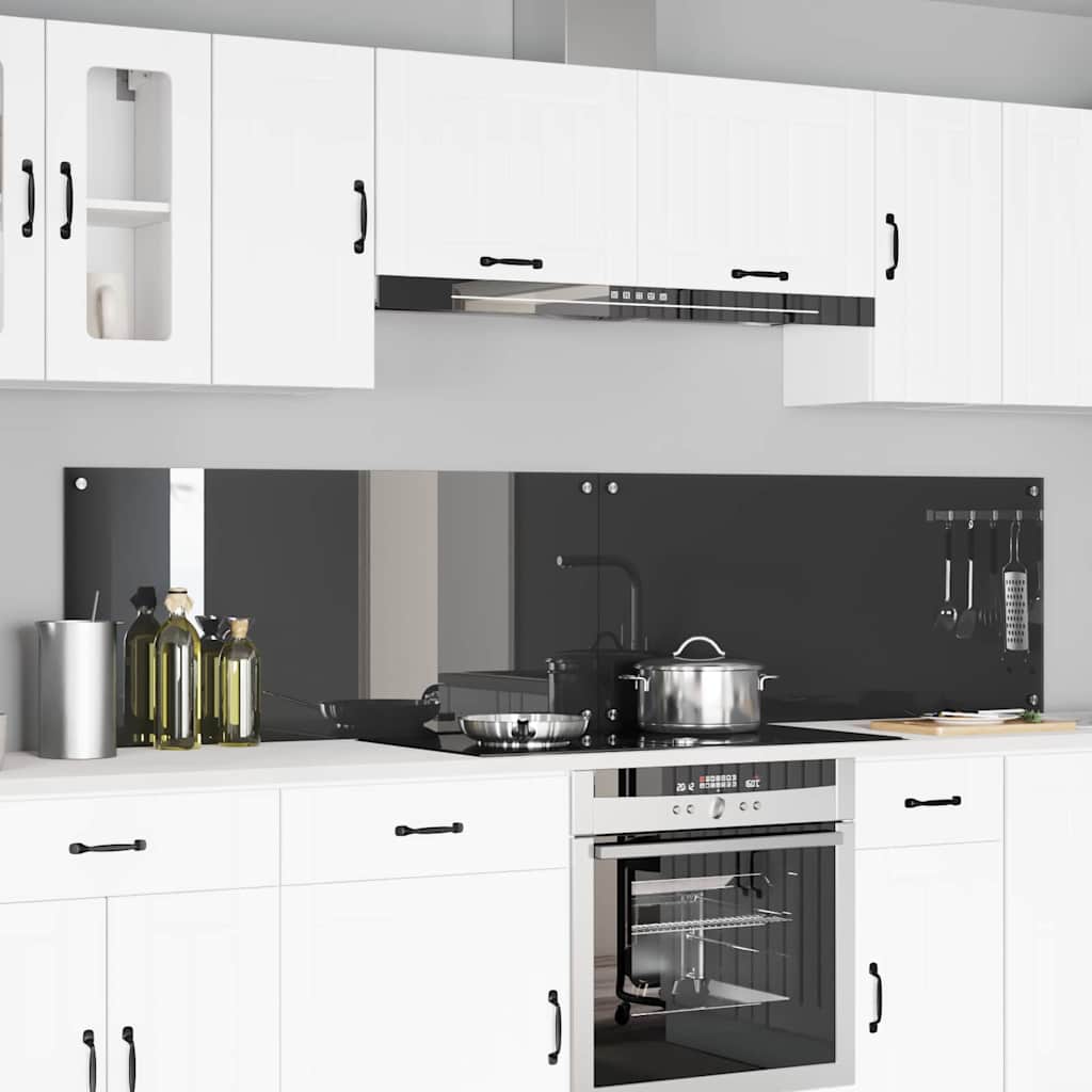 Spatschermen Keuken 70X40 Cm Gehard Glas Wit