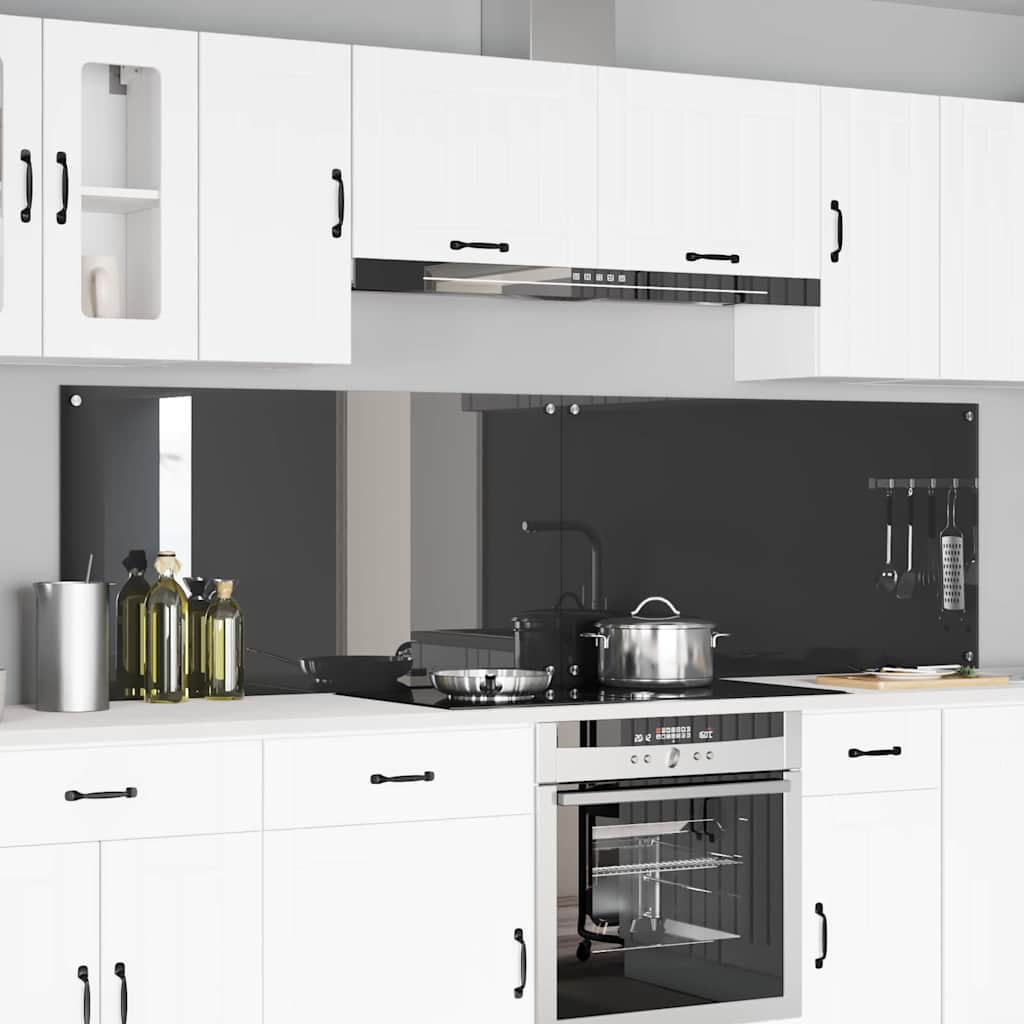 Spatschermen Keuken 70X40 Cm Gehard Glas Wit