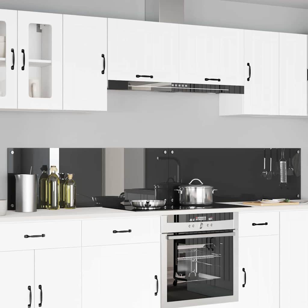 Spatschermen Keuken 70X40 Cm Gehard Glas Wit