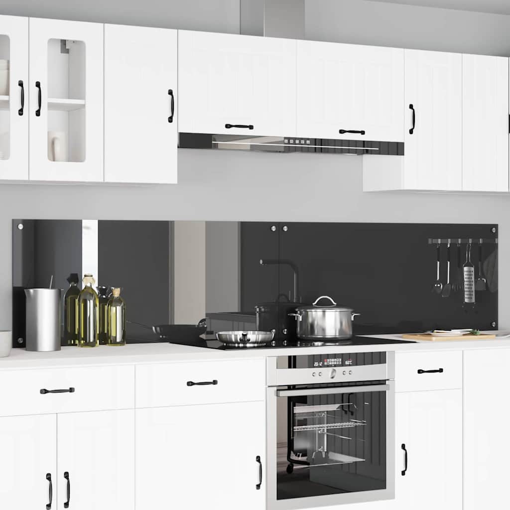 Spatschermen Keuken 70X40 Cm Gehard Glas Wit