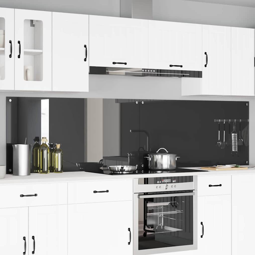 Spatschermen Keuken 70X40 Cm Gehard Glas Wit