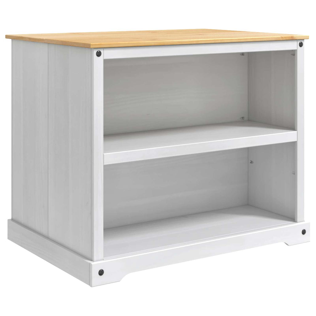 Keuken Eiland Set 2 St Wit En Honing Was 112 X 77 X 91,5 Cm