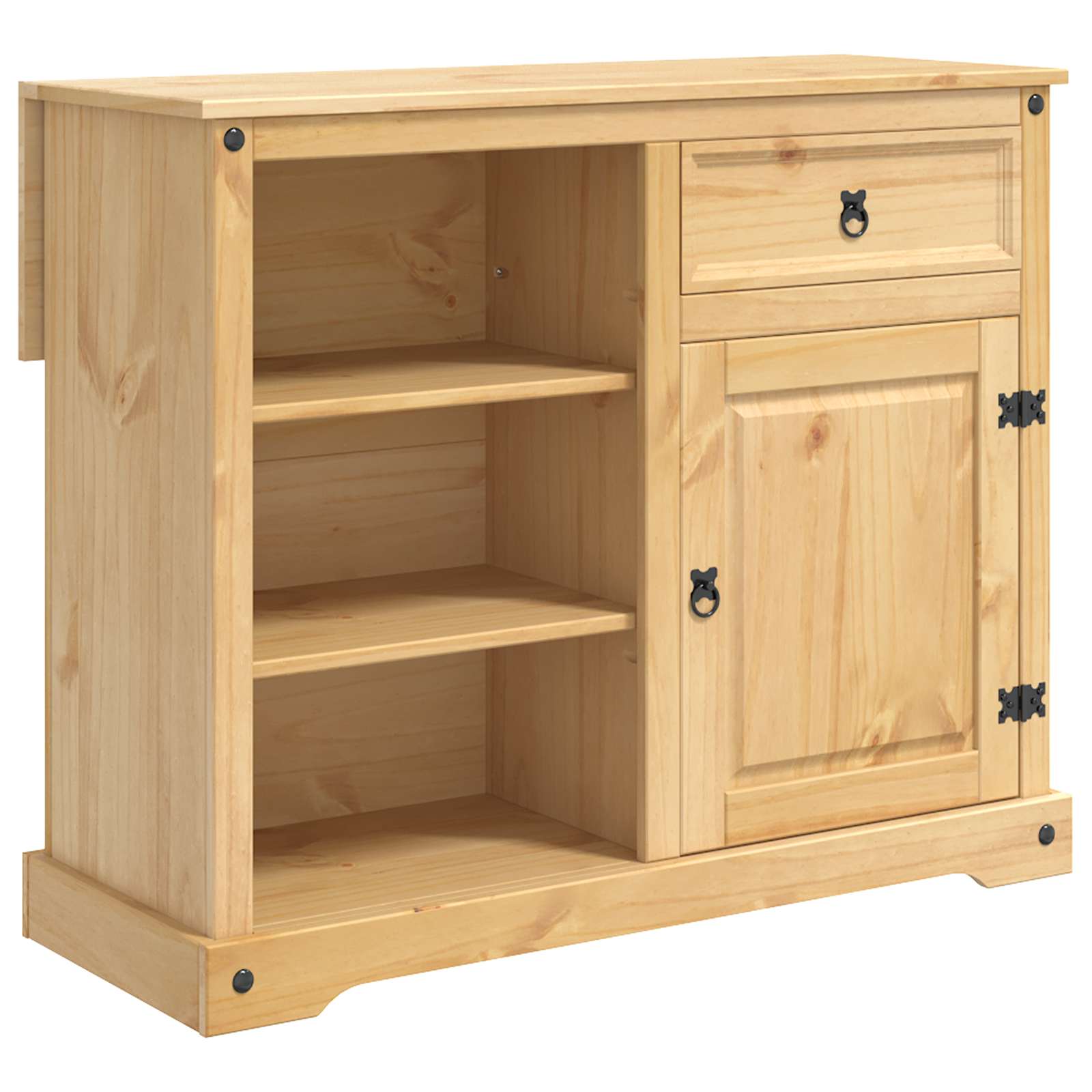 Keuken Eiland Set 3 St Honing Wax 112 X 70 X 91,5 Cm