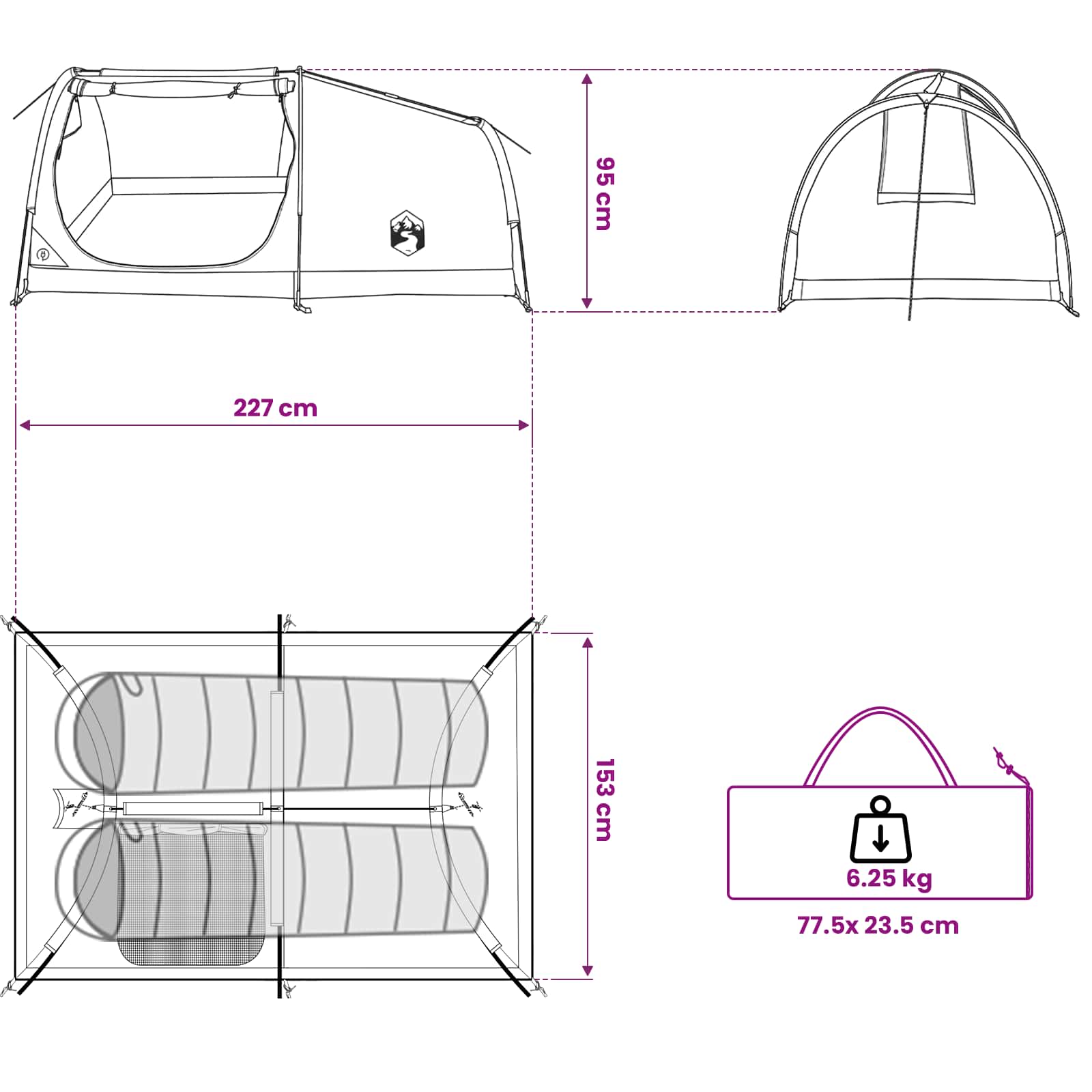 Hiking Tent Waterdicht